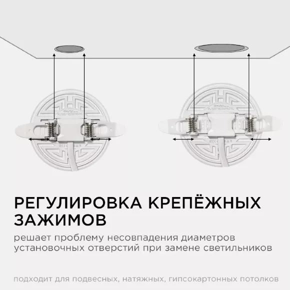 Встраиваемая светодиодная панель безрамочная Apeyron FLP 06-101 Встраиваемая светодиодная панель безрамочная Apeyron FLP 06-101