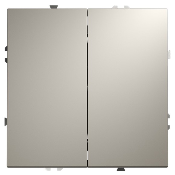 Проходной переключатель двухклавишный Voltum S70 VLS020303