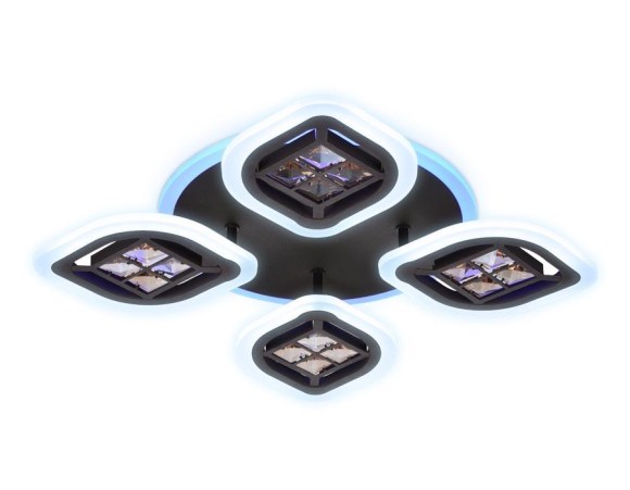 Потолочная светодиодная люстра с пультом управления Ambrella Light Ice FA281