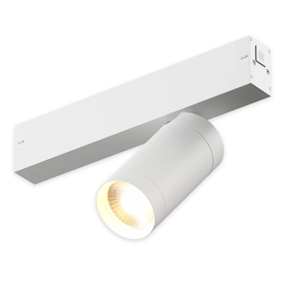 Трековый однофазный светильник AM Group Plain Opal AM588 10W 4000K WH