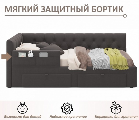 Кровать односпальная Afelia NMB_TE-00005372