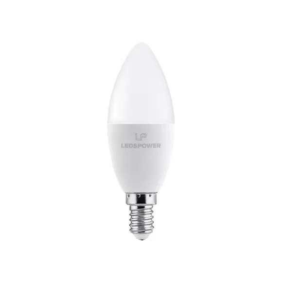 Светодиодная лампа LEDS POWER C37 E14 6,5Вт 4000К диммируемая 006703 Светодиодная лампа LEDS POWER C37 E14 6,5Вт 4000К диммируемая 006703