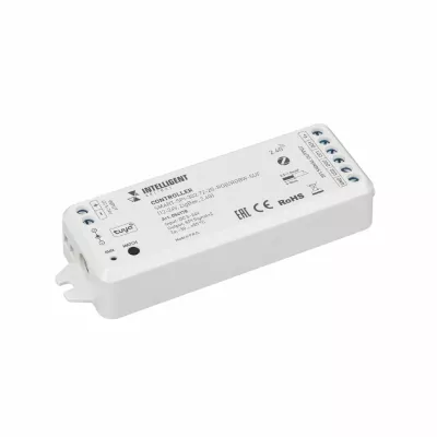 Контроллер Arlight SMART-SPI-302-72-2G-RGB/RGBW-SUF (12-24V, ZigBee, 2.4G) (IARL, IP20 Пластик) 054178