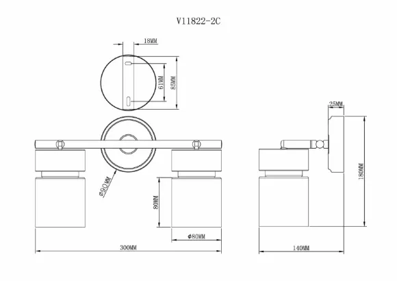 Спот Moderli Almero V11822-2C Спот Moderli Almero V11822-2C