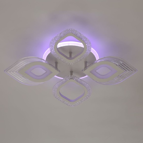 Потолочная светодиодная люстра с пультом управления De Markt Мадлен 424014105