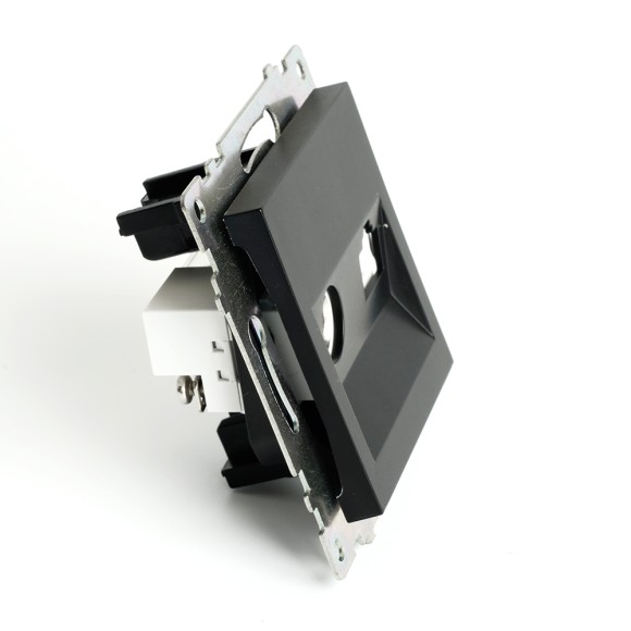 Розетка телевизионная и компьютерная RJ-45 Feron GLS00-7106-05 Катрин 49182