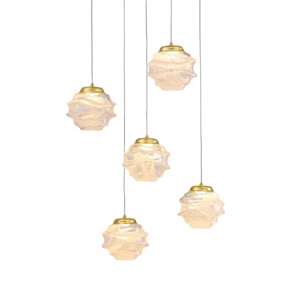 Подвесной светильник Delight Collection MD25030003-5A gold/clear