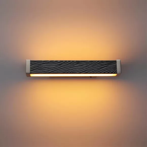 Настенный светильник Odeon Light L-Vision Riviera 5451/10WLB, Никель, Черный, От теплого до нейтрального, светодиодный модуль Настенный светильник Odeon Light L-Vision Riviera 5451/10WLB, Никель, Черный, От теплого до нейтрального, светодиодный модуль