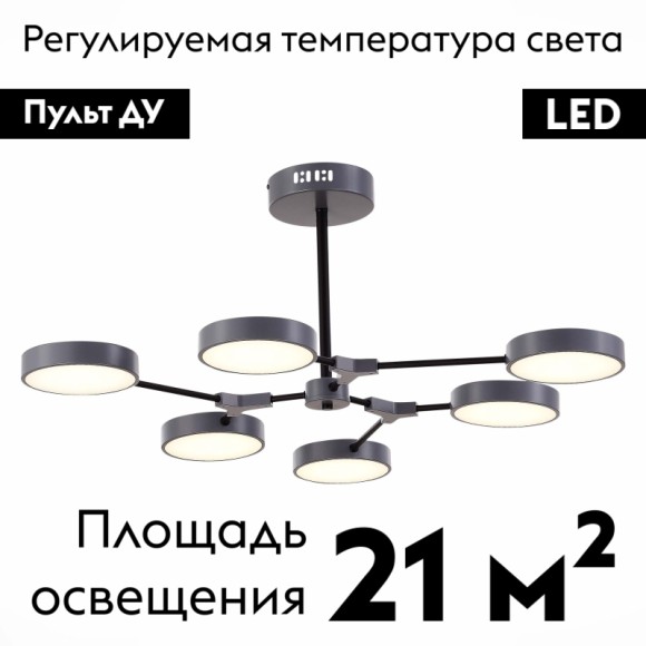 Потолочный светильник Evoluce Monta SLE6003-702-06