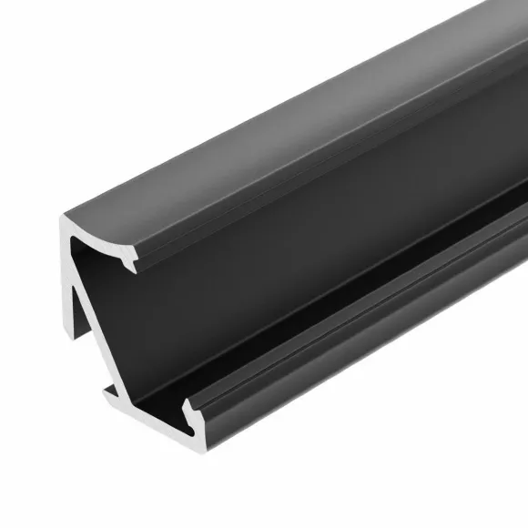 Алюминиевый профиль Arlight ALM-V60-2020 ANOD Black 026694(1), Черный, Алюминий, Россия, вид сбоку Алюминиевый профиль Arlight ALM-V60-2020 ANOD Black 026694(1), Черный, Алюминий, Россия, вид сбоку