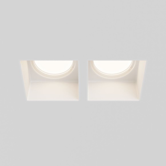 Встраиваемый светильник Maytoni Technical Gyps Modern DL131-GU10-02-W