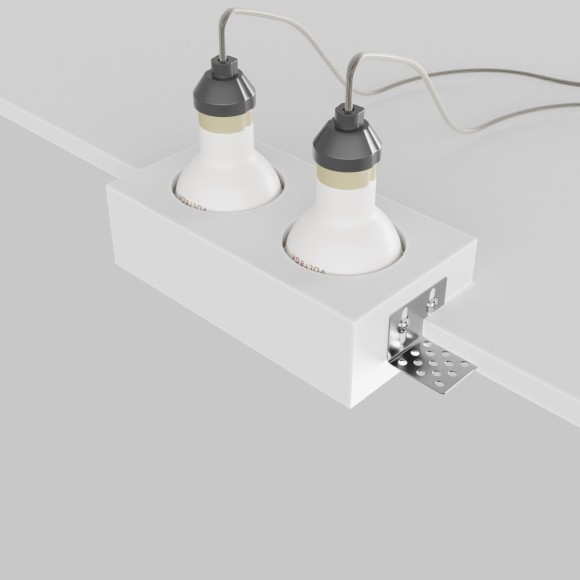 Встраиваемый светильник Maytoni Technical Gyps Modern DL131-GU10-02-W