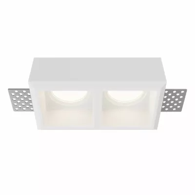 Встраиваемый светильник Maytoni Technical Gyps Modern DL131-GU10-02-W