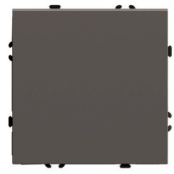 Переключатель перекрестный 1-клавишный (механизм) Stekker Эмили 250В 10А RSW10-5110-09 антрацит soft touch