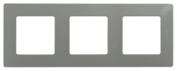 Рамка 3-постовая Legrand Etika светлая галька 672523