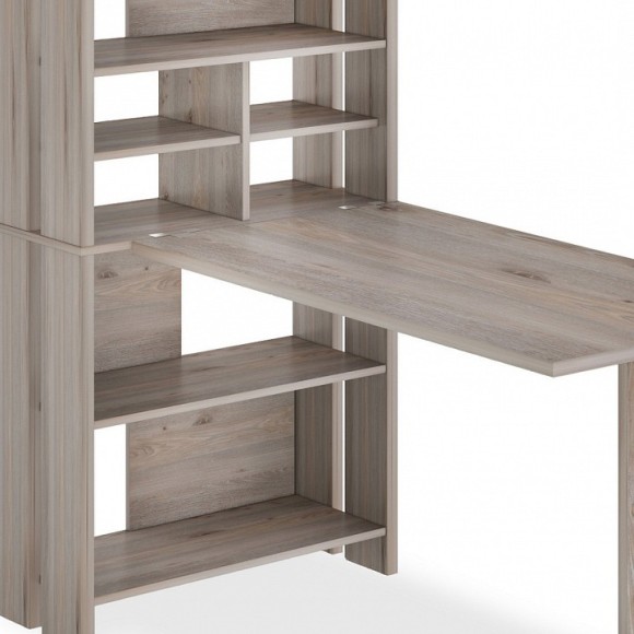 Стол компьютерный Домино Лайт СТЛ-ОВХ+С120Прям без тумбы MER_STL-OVH-S120Pryam_bez_tumby_N