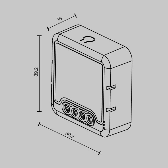 Wi-Fi выключатель одноканальный Maytoni Lighting control MS007