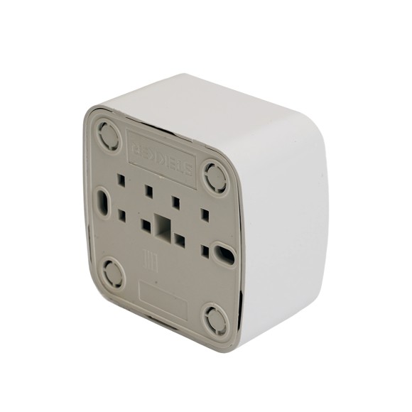 Розетка накладная 1-местная Stekker Basic PST10-501-20 50074