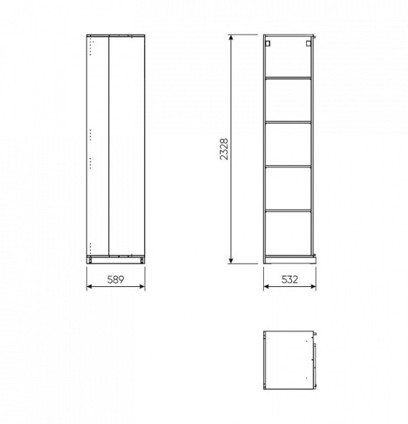 Стеллаж-колонка Макс SHST_2.06.07.190.4