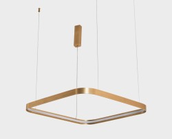 Подвесная светодиодная люстра Italline IT013-6024 gold 3000K