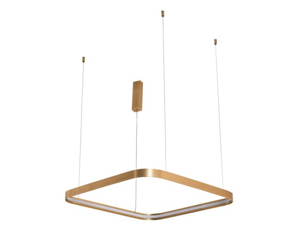 Подвесная светодиодная люстра Italline IT013-6024 gold 3000K