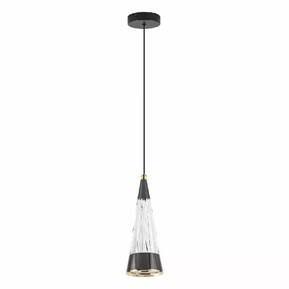 Подвесной светильник LED4U L7121-1 СR-BK Подвесной светильник LED4U L7121-1 СR-BK
