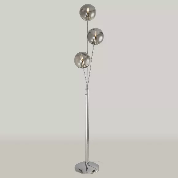 Торшер Citilux Томми CL102930, Хром, Прозрачный, Металл, крупный план основания Торшер Citilux Томми CL102930, Хром, Прозрачный, Металл, крупный план основания