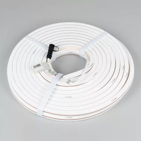 Светодиодная герметичная лента Arlight MOONLIGHT-TOP-X320-13x12mm 24V White6000 (5 W/m, IP67, sauna, 15m, wire x2) 051135