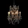 Подвесная люстра Loft IT Vaille Crystal 10450/500, Арт-деко, Графит