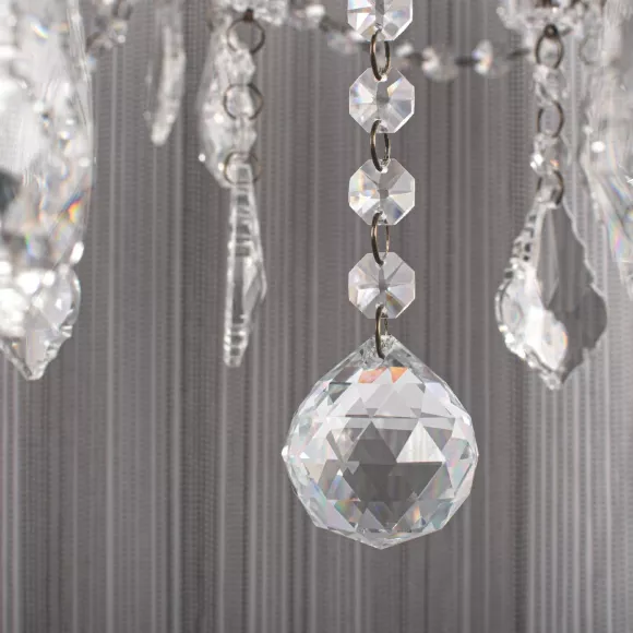 Подвесная люстра Loft IT Vaille Crystal 10450/500, Графит Подвесная люстра Loft IT Vaille Crystal 10450/500, Графит