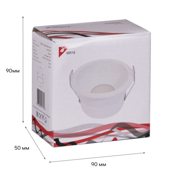 Встраиваемый светильник Reluce 16063-9.0-001LD MR16 WT