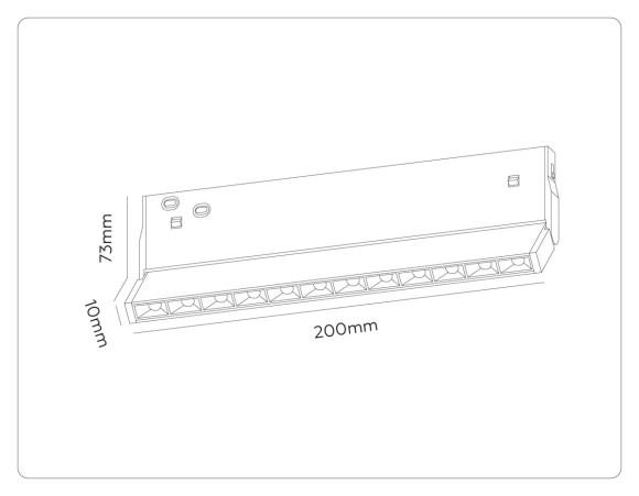 Трековый магнитный светильник Ambrella Light Track System GL2360