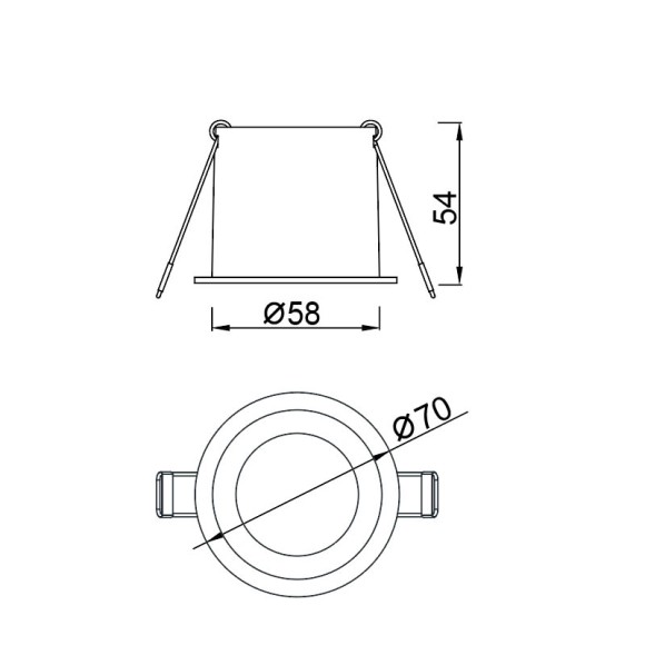 Встраиваемый светильник Mantra Malt 9234