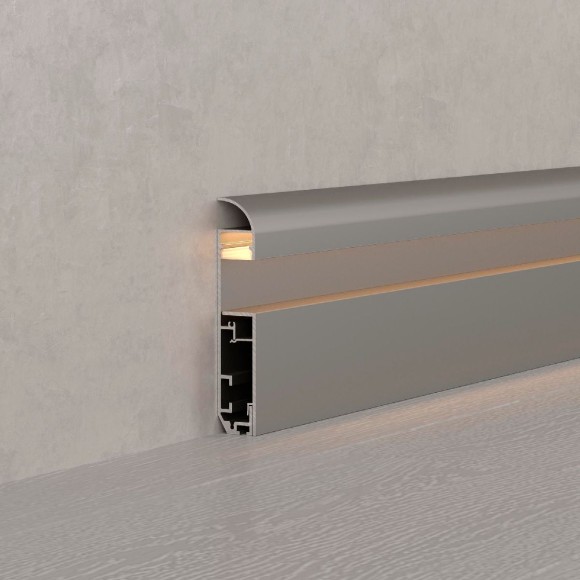 Профиль Arlight PLINTUS-H80-2000 ANOD 046390