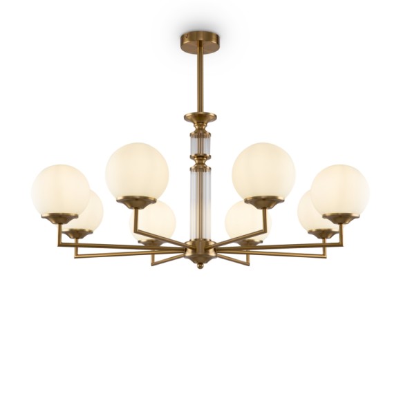 Люстра на штанге Freya Bolas FR5185PL-08BS