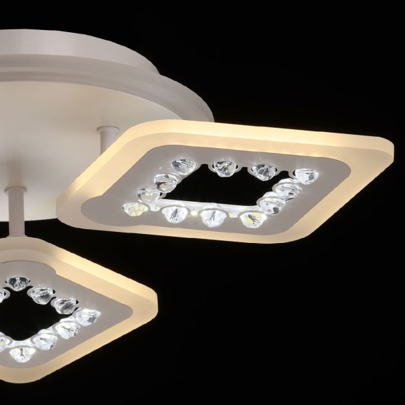 Потолочная светодиодная люстра с пультом управления De Markt Мадлен 424014704