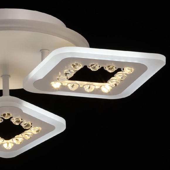 Потолочная светодиодная люстра с пультом управления De Markt Мадлен 424014704