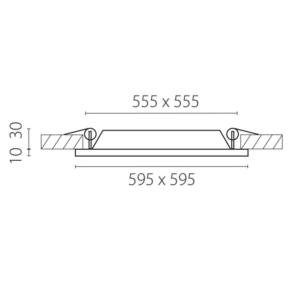 Встраиваемый светильник Lightstar Zocco Qua 224364