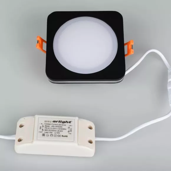 Влагозащищенный светильник Arlight LTD-96x96SOL-BK-10W Warm White 022556 Влагозащищенный светильник Arlight LTD-96x96SOL-BK-10W Warm White 022556