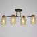 Потолочная люстра Illumico IL6111-4COU-79 BK GD Qui
