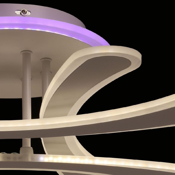 Потолочная светодиодная люстра с пультом управления De Markt Оскар 510014105