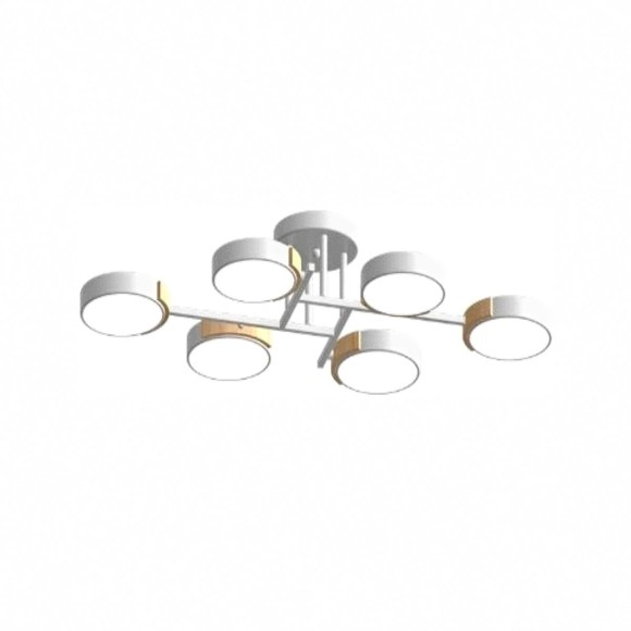 Потолочная светодиодная люстра LED4U L3211-830 WH