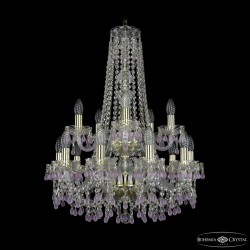 Подвесная люстра Bohemia Ivele Crystal 1410/10+5/195/h-74/2d G V7010