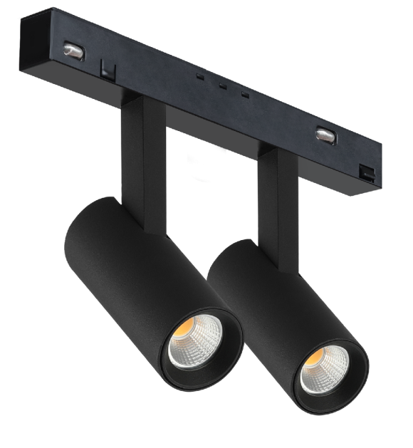 Трековый магнитный светильник iLedex Vision 4822-005-D34-16W-40DG-4000K-BK