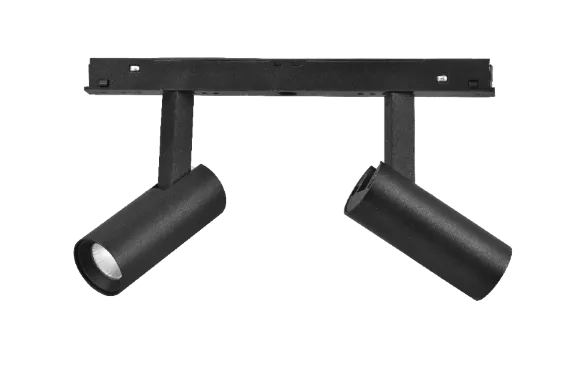 Трековый магнитный светильник iLedex Vision 4822-005-D34-16W-40DG-4000K-BK, Черный, Нейтральный белый, Алюминий, вид снизу Трековый магнитный светильник iLedex Vision 4822-005-D34-16W-40DG-4000K-BK, Черный, Нейтральный белый, Алюминий, вид снизу
