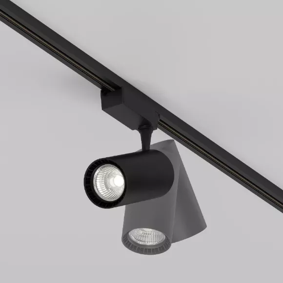 Трековый светильник Maytoni Technical Vuoro TR003-1-36W4K-W-B, Черный, Нейтральный белый, Алюминий, вид снизу Трековый светильник Maytoni Technical Vuoro TR003-1-36W4K-W-B, Черный, Нейтральный белый, Алюминий, вид снизу