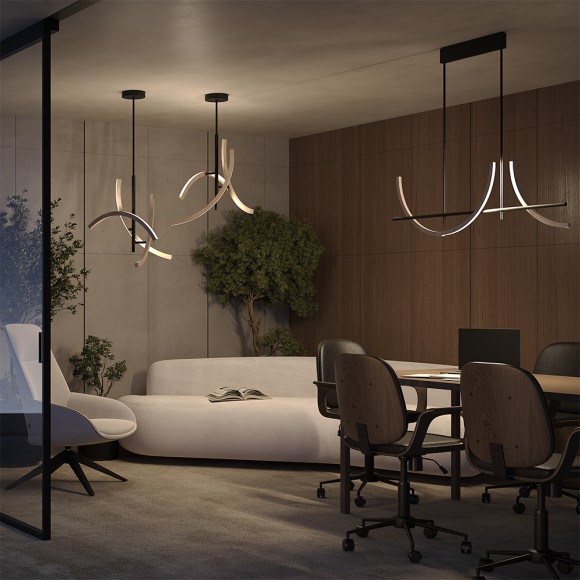 Подвесной светильник Maytoni Wabi MOD428PL-L27BK