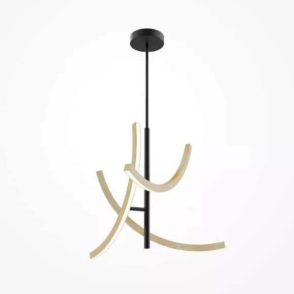 Подвесной светильник Maytoni Wabi MOD428PL-L27BK, 4000, От теплого до нейтрального, 90