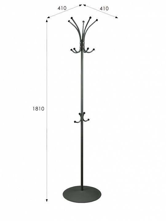 Вешалка-стойка Пико 4 ML_005432