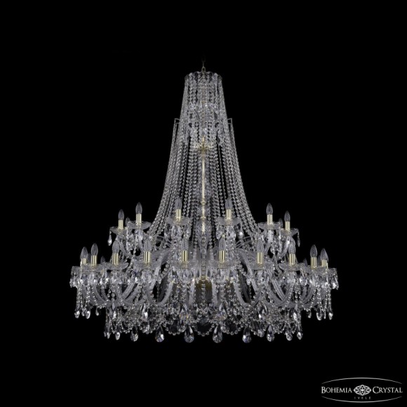 Подвесная люстра Bohemia Ivele Crystal 1411/24+12/530/XL-152 G
